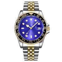 Relojes de marca famosa de lujo para hombres, relojes de cuarzo con calendario informal y banda de acero inoxidable a la moda para estudiantes y niños, relojes masculinos verdes 2024 - details 3