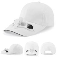 Gorra de béisbol con energía solar de verano, visera con ventilador de refrigeración para uso en exteriores - details 4
