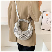 Nuevo Bolso de mano tejido a mano para pan y fideos, con cable eléctrico, para hombro, - details 39