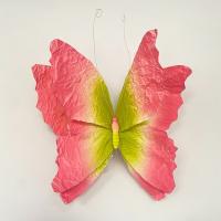 NUEVAS flores artificiales de papel con forma de mariposa, flores artificiales, fondo colorido, mariposa falsa, pared con cabeza de flor de gran escala de 30cm - details 14