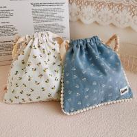 Organizador de estuches de cosméticos, bolsa de papelería de algodón con impresión, bolsa de cosméticos, bolsas de maquillaje, paquete con cordón, bolsa de almacenamiento de joyería de bolsillo - details 8