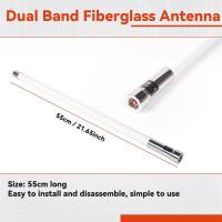NL550 136-174/400-470MHz VHF UHF Antena de fibra de vidrio de doble banda - details 3