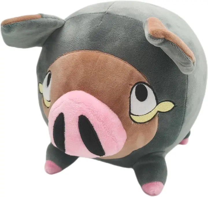 Lechon de Peluche Muñeco de Animal Relleno de 10" Regalo Ideal para Fiestas de Cumpleaños, Navidad - 1