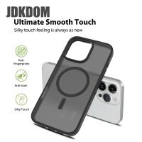 JDKDOM-funda de teléfono con carga inalámbrica magnética para iPhone 16 Pro Max, funda protectora de armadura a prueba de golpes para iPhone 16 Plus 16E - details 1