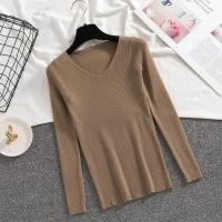 suéter de punto de manga larga para mujer, Jersey informal OL, otoño e invierno, 2025 - details 58