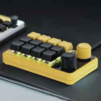 Programming ro Custom Knob Keyboard RGB 3 Key Copy Paste  Button  Gaming Keypad nical Hotswap ropad - details 1
