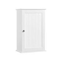 Armario de Baño Pared 59,5x31x59,5cm Mueble Baño Suspendido con Dos Puertas Armario Colgante para Cocina Cuarto de Baño,Lavadero,Ajustable Bandeje y Antivuelco - details 5