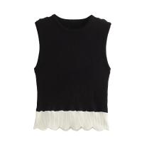 Conjunto de 2 piezas de falda para mujer, traje ajustado elástico de punto, elegante, a la moda, ocio, calle, vacaciones, verano - details 3