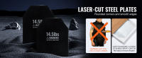Placas de chaleco SucceBuy: acero de primera calidad para entrenamientos mejorados. Ideal para entrenamiento de fuerza, correr y hacer ejercicio. - details 1
