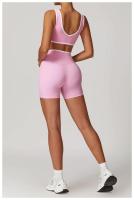 Conjunto de Yoga de 2 Piezas Trajes de Entrenamiento de Poliéster para Fitness - details 32