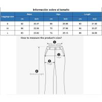 Leggings Deportivos Sin Costuras de Cintura Alta Ideal para Gimnasio, Yoga, Carreras - details 0