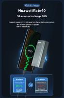 PowerBank (batería externa) 10000mAh PD30W carga rápida adecuada tipo C * 1 + USB * 1 funda de aleación de aluminio - details 3