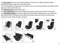Cubierta Universal de Cuero PU AUTO PLUS para Asiento de Coche SUV Van Truck Accesorios de Coche Cubierta de Tela de Malla Unisex - details 12