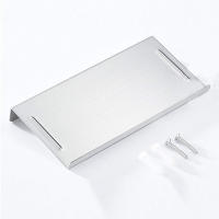 Estante de teléfono de montaje en pared de acero inoxidable para baño, soporte para teléfono pequeño, estilo antideslizante y acabado cepillado plateado - details 3