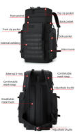Bolsas de Trekking de gran capacidad para hombre y mujer, mochila de escalada, bolso de viaje al aire libre, mochila de hombro para acampar y senderismo - details 4