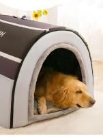 Casa de perro suave para gatos, casa para gatos de interior, cama portátil para gatos, perrera plegable, nido desmontable para mascotas con Cush extraíble - details 2