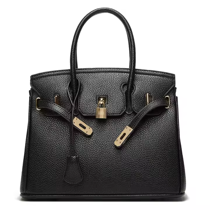 Bolsos de Mujer de Platino Clásicos y de Moda con Estampado de Lichi Nuevos Bolsos Cruzados y de Hombro para Llevar a Mano - 1