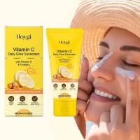 Crema de protección solar con vitamina C SPF 50+, protección UV, antioxidante, bloqueador solar, ligero, Corea, para todo tipo de piel - details 2