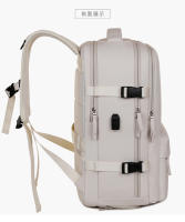 Mochila de gran capacidad para mujer, bolsa de escuela ligera grande, mochila de equipaje multifuncional, bolsa de viaje de viaje corto - details 38