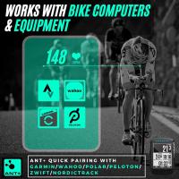 Monitor de Frecuencia Cardíaca Bluetooth con Correa para el Pecho Compatible con Aplicaciones de Ciclismo y Carrera Pedómetro Deportivo y al Aire Libre - details 3
