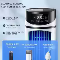 Mini aire acondicionado portátil, ventilador de refrigeración por agua, Enfriador de aire para oficina - details 8