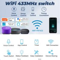 WiFi Smart Switch Interruptor Táctil Temporizador de Pared 220V Sin Cableado Neutro Graffiti Smart Life Panel de Interruptores de Control de Luz - details 14