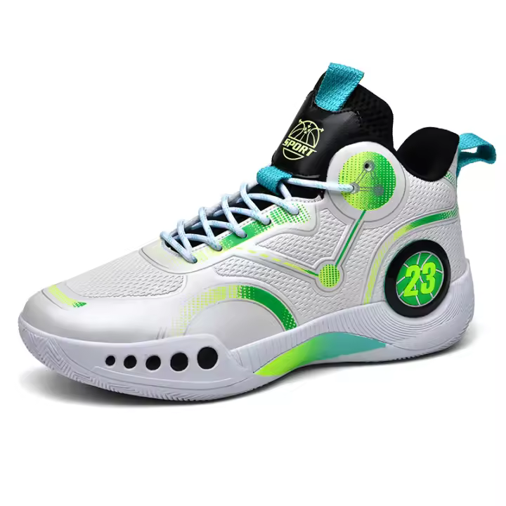 Zapatillas deportivas transpirables de baloncesto para hombre, antideslizantes, a la moda, 7f3 - 1