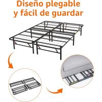 Somier Plegable Fijo Montaje Sin Herramientas Almacenamiento Bajo la Cama Cama Individual - details 4