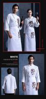 C044 Ropa de Chef para cocina de restaurante, uniforme de trabajo de Chef, chaqueta de Chef múltiple, uniforme de Chef de Sushi bordado - details 4
