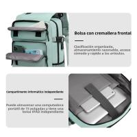 Mochila Viaje Cabina Avión 40x20x25 - Gran Capacidad, Multifuncional, Viajes, Trabajo, Estudio - details 0
