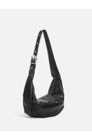 Bolso de Manga Retro Negro Grande Capacidad Bolso Bandolera Dulce para Mujer, Versátil para Axilas - details 11