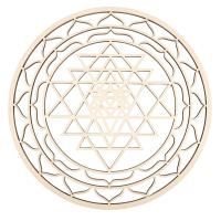 Juego de Arte de pared de Geometría Sagrada, arte de pared de madera, escultura, decoraciones de pared para decoración del hogar, 3 piezas por juego - details 4