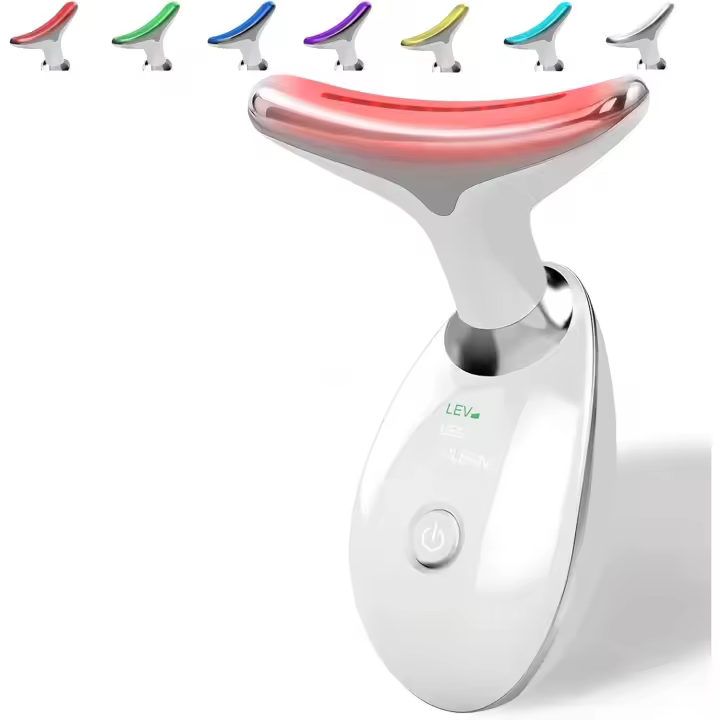 Masajeador Facial y Cuello de Luz Roja Equipo de Belleza para Cuidado de la Piel en Casa - 1