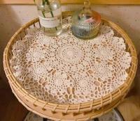Alfombra ENCE de crochet hecha a mano, pasillo de mesa redonda, posavasos de boda, pantalla de sofá, accesorios de bricolaje, juego de 2 piezas - details 10