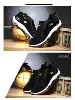 Zapatillas de Moda para Hombre RUNSUN DAILY Zapatos de Deporte Casuales de Talla Grande para Senderismo al Aire Libre Absorbentes de Choques - details 4