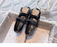 Nuevos zapatos de ballet de cabeza cuadrada francesa arco princesa tacón alto zapatos casuales solo - details 18