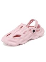 Zapatillas de verano a la moda para hombre, nuevas sandalias tipo zuecos con agujeros huecos, chanclas de playa antideslizantes para exteriores, cómodas sandalias suaves de EVA para casa 2025 - details 4
