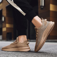 Otoño Versátil Extra Grande 45 Flyknit Deportes y Ocio 46 Zapatos de Moda de Malla Transpirable para Hombre 47 Negro - details 9