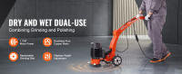 SucceBuy Amoladora de piso de hormigón de 7" - 2.0HP, 1500W, 1400RPM, motor sin escobillas para pulido profesional de superficies de granito, mármol y piedras - details 0