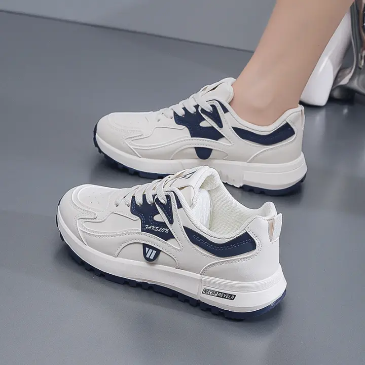 Nuevas zapatillas deportivas informales, transpirables, ligeras y versátiles con suela gruesa para mujer - 1