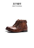 2024 Productos de diseño Street British Dress Zapatos de moda Botas de cuero PU para hombres - details 7