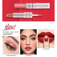 Matte Labial de Doble Cabeza Pasta de Frijol Mate Labial No Pegajoso Belleza Sin Desvanecer - details 3