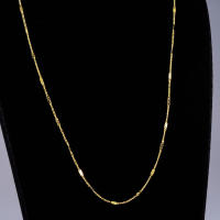 Collar de cadena de acero inoxidable para mujer, colgante fino con cierre de langosta, cadena ajustable para clavícula, collares - details 6