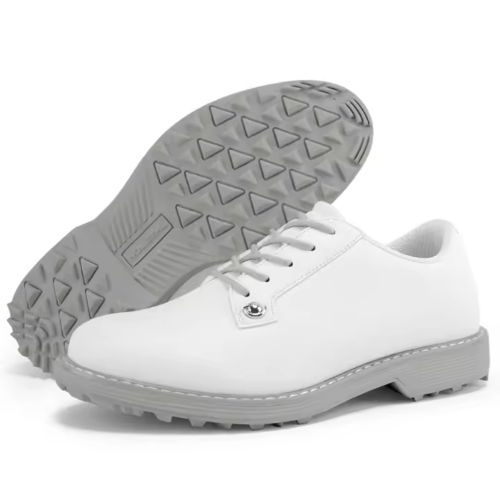 2025 Nuevos Zapatos De Cuero Hombres Y Mujeres Pareja Modelos Zapatos De Golf Zapatos Deportivos sin clavos - 1