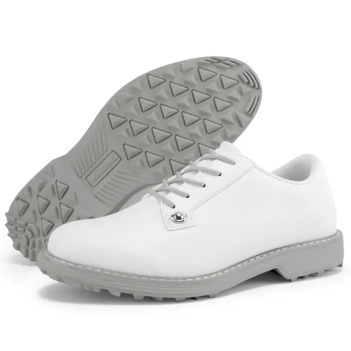 2025 Nuevos Zapatos De Cuero Hombres Y Mujeres Pareja Modelos Zapatos De Golf Zapatos Deportivos sin clavos - 1