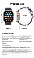 Reloj inteligente HK Ultra One, dispositivo con función NFC, conexión WiFi, detección de frecuencia cardíaca, cámara trasera de alta definición, AMOLED, novedad de 2024 - details 13
