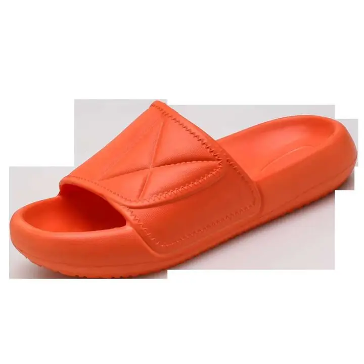 Nuevas zapatillas de color sólido ultraligeras de alta calidad, tallas 24-45 #   Sandalias deslizantes a bajo precio para uso doméstico - 1