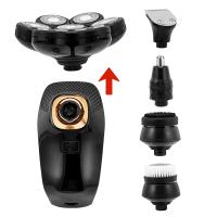 Afeitadora Eléctrica 5 en 1 7D para Hombres con Pantalla LED Impermeable Batería Recargable Máquina para Afeitar Cabezas Secas y Húmedas - details 7