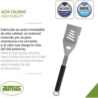 Barbacoa Portátil de Carbón Rodantes, Bandejas Laterales, Sistema de Ventilación y Depósito de Ceniza Parrilla de Acero de 57x42cm Tamaño 116,5x13,1x56cm - details 14