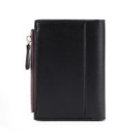 Cartera informal para hombre, billetera pequeña de cuero pu, plegable, con cremallera, de lujo, para negocios - details 5